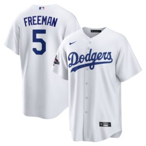 Freddie Freeman Los Angeles Dodgers 2024 World Series Champions Home Replica Player Jersey - White