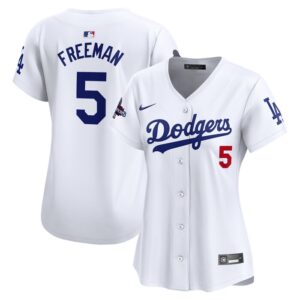 Freddie Freeman Los Angeles Dodgers Women 2024 World Series Champions Home Limited Player Jersey - White