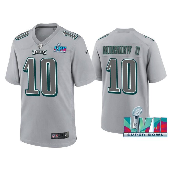 Gardner Minshew Ii Philadelphia Eagles Super Bowl LVII Gray Atmosphere Jersey