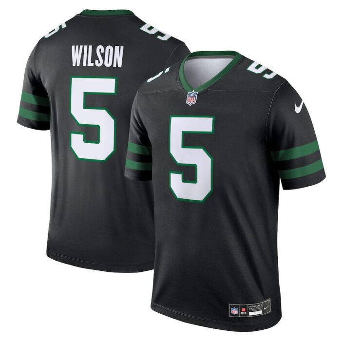 Garrett Wilson New York Jets Alternate Legend Jersey - Legacy Black