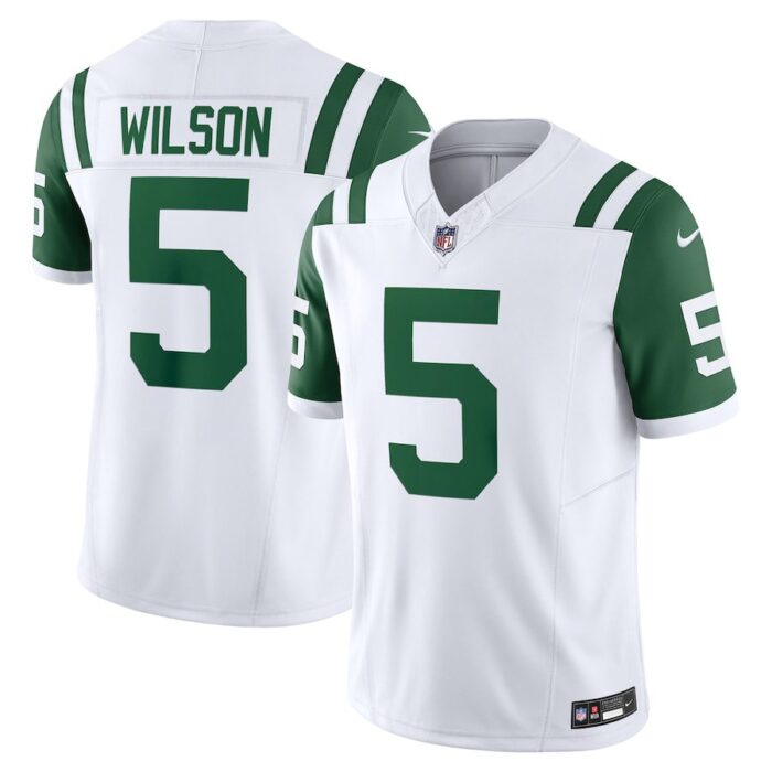 Garrett Wilson New York Jets Classic Alternate Vapor F.U.S.E. Limited Jersey - White