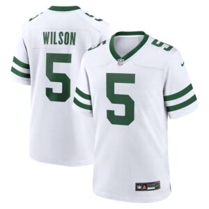 Garrett Wilson New York Jets Game Jersey - Legacy White