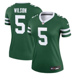 Garrett Wilson New York Jets Women's Legend Jersey - Legacy Green