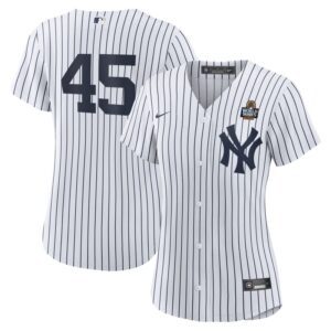 Gerrit Cole New York Yankees Women's 2024 World Series Home Replica Player Jersey - White