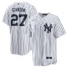 Giancarlo Stanton New York Yankees Home Replica Player Name Jersey - White