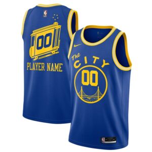 Golden State Warriors 2020/21 Hardwood Classics Swingman Custom Jersey - Blue