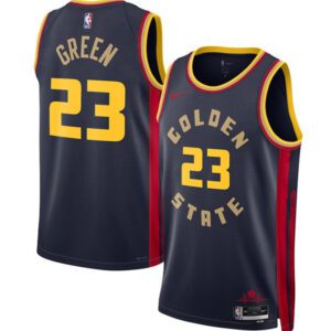 Golden State Warriors #23 Draymond Green Navy 2024/25 City Edition Swingman Stitched Basketball Jersey