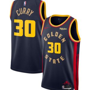 Golden State Warriors #30 Stephen Curry Navy 2024/25 City Edition Swingman Stitched Basketball Jersey