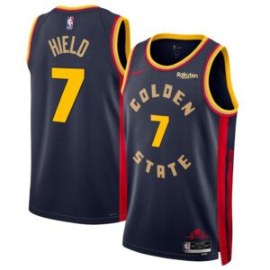 Golden State Warriors #7 Buddy Hield Navy 2024/25 City Edition Stitched Basketball Jersey