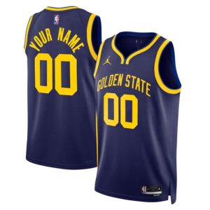 Golden State Warriors Unisex 2022/23 Swingman Custom Jersey - Statement Edition - Blue