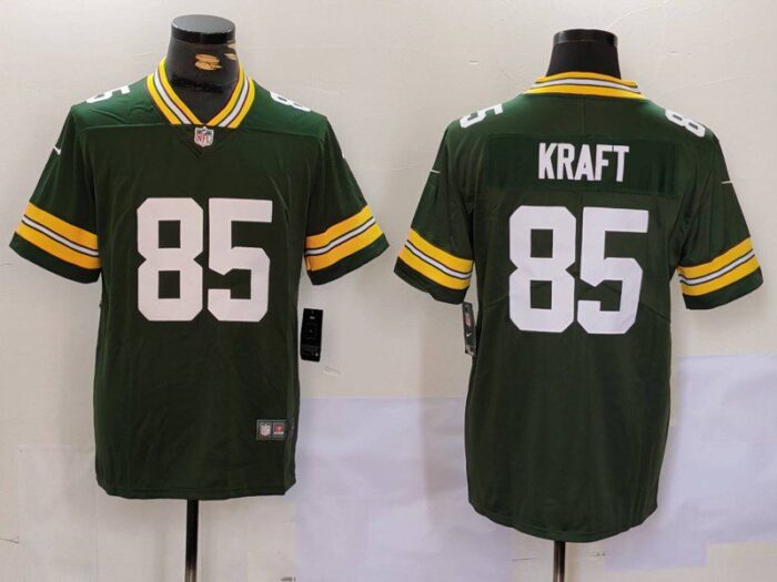 Green Bay Packers #85 Tucker Kraft Green Vapor Untouchable Football Stitched Jersey