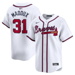 Greg Maddux Atlanta Braves Home Limited Player Jersey - White