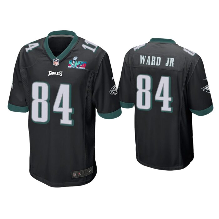 Greg Ward Jr. Philadelphia Eagles Super Bowl LVII Black Game Jersey