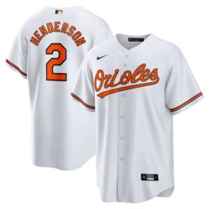 Gunnar Henderson Baltimore Orioles Home Replica Player Jersey - White