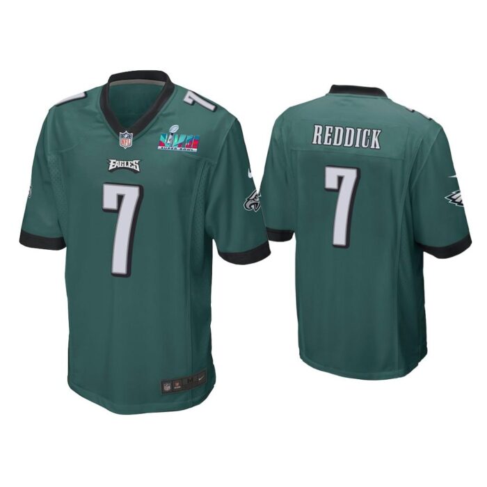 Haason Reddick Philadelphia Eagles Super Bowl LVII Midnight Green Game Jersey