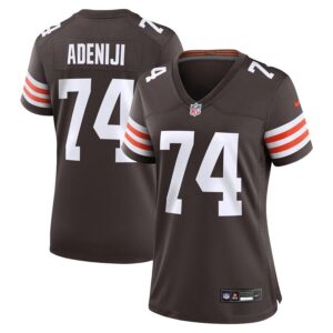 Hakeem Adeniji Cleveland Browns Women's Game Jersey - Brown