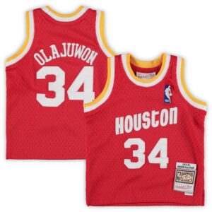 Hakeem Olajuwon Houston Rockets Infant 1993/94 Hardwood Classics Retired Player Jersey - Red