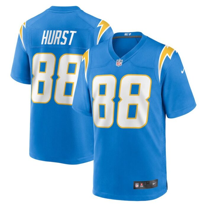 Hayden Hurst Los Angeles Chargers Game Jersey - Powder Blue