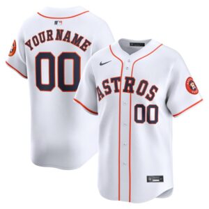 Houston Astros Home Limited Custom Jersey - White