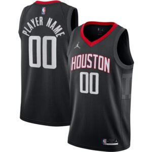 Houston Rockets Swingman Custom Jersey - Statement Edition - Black