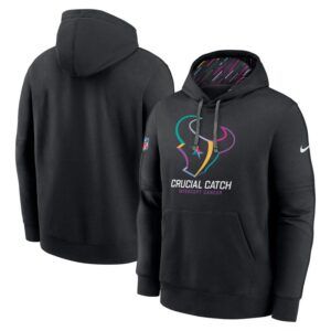 Houston Texans 2024 NFL Crucial Catch Club Pullover Hoodie - Black