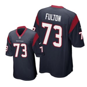 Houston Texans #73 Navy Men Zach Fulton Game Jersey