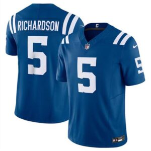 Indianapolis Colts #5 Anthony Richardson Blue 2023 F.U.S.E. Vapor Untouchable Football Stitched Jersey