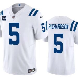 Indianapolis Colts #5 Anthony Richardson White 2024 F.U.S.E. With 2-Star C Patch Vapor Limited Football Stitched Jersey