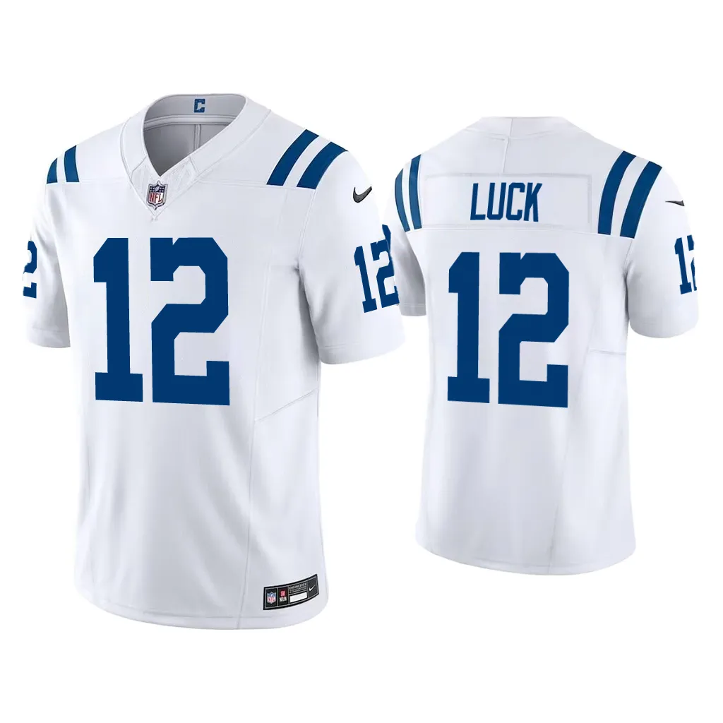 Indianapolis Colts Andrew Luck Vapor F.U.S.E. Limited White Jersey