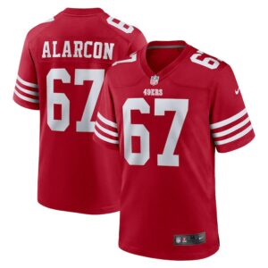 Isaac Alarcon San Francisco 49ers Team Game Jersey - Scarlet