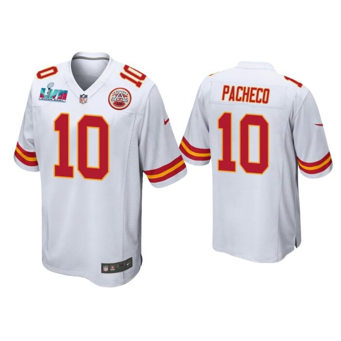 Isaih Pacheco Kansas City Chiefs Super Bowl LVII White Game Jersey