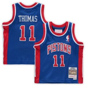 Isiah Thomas Detroit Pistons Infant 1988/89 Hardwood Classics Retired Player Jersey - Blue