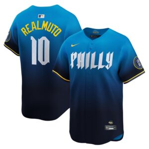 J.T. Realmuto Philadelphia Phillies 2024 City Connect Limited Player Jersey - Blue