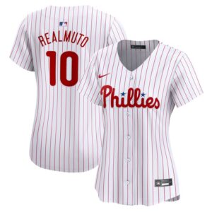 J.T. Realmuto Philadelphia Phillies Women Home Limited Player Jersey - White