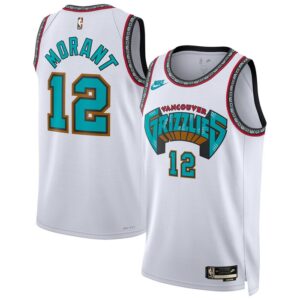 Ja Morant Memphis Grizzlies Unisex 2024/25 Swingman Jersey - White - Classic Edition