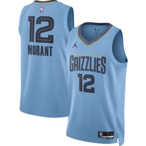 Ja Morant Memphis Grizzlies Unisex Swingman Jersey - Statement Edition - Light Blue