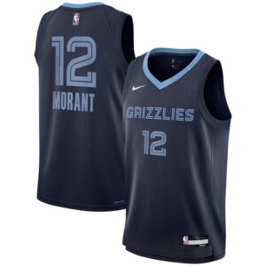 Ja Morant Memphis Grizzlies Youth Swingman Jersey - Icon Edition - Navy