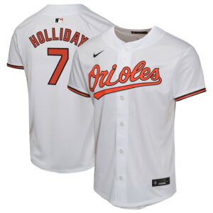 Jackson Holliday Baltimore Orioles Youth Home Player Game Jersey - White