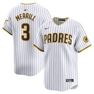 Jackson Merrill San Diego Padres Home Limited Jersey - White