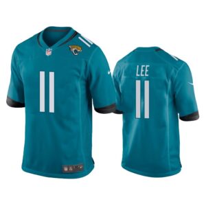 Jacksonville Jaguars #11 Teal Men Marqise Lee Game Jersey