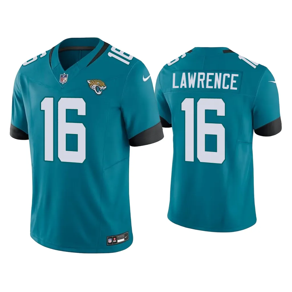 Jacksonville Jaguars Trevor Lawrence Vapor F.U.S.E. Limited Teal Jersey