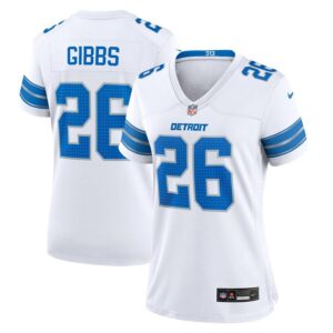 Jahmyr Gibbs Detroit Lions Women's Game Jersey - White