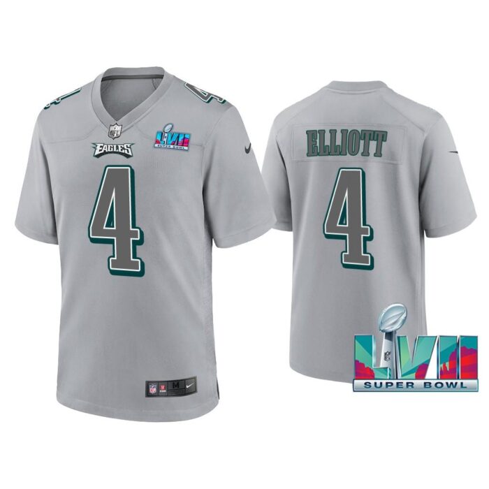 Jake Elliott Philadelphia Eagles Super Bowl LVII Gray Atmosphere Jersey