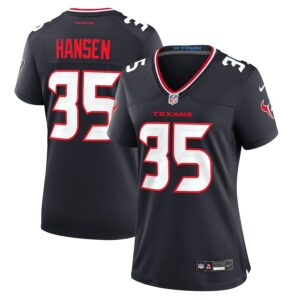 Jake Hansen Houston Texans Women's Team Game Jersey - Navy