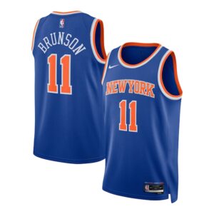 Jalen Brunson New York Knicks Unisex Swingman Jersey - Icon Edition - Blue