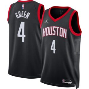 Jalen Green Houston Rockets Unisex Swingman Jersey - Statement Edition - Black