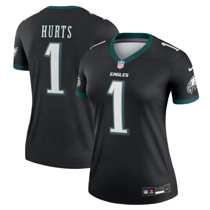 Jalen Hurts Philadelphia Eagles Women's Legend Jersey - Black