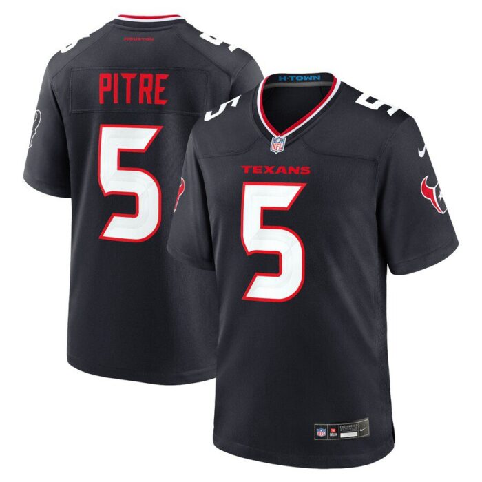 Jalen Pitre Houston Texans Game Jersey - Navy