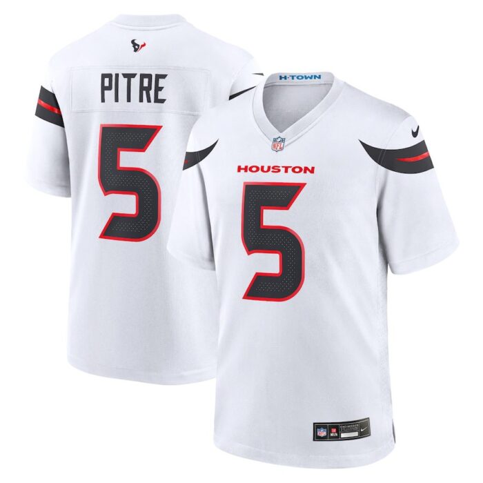 Jalen Pitre Houston Texans Game Jersey - White