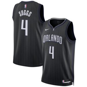 Jalen Suggs Orlando Magic Unisex 2022/23 Swingman Jersey - City Edition - Black